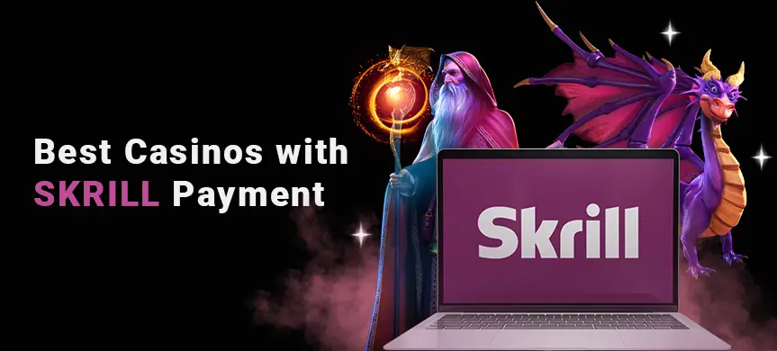 online casinos with Skrill logo